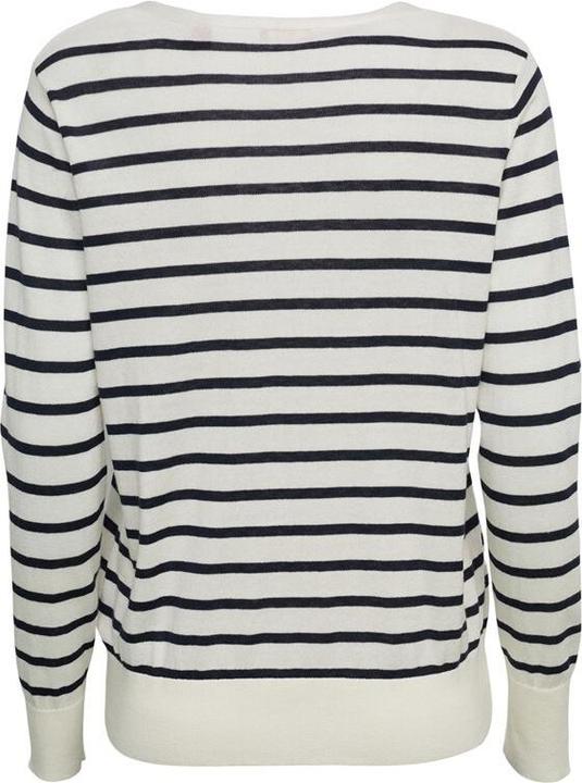 Nährwerte und Zutaten Esprit gestreifter pullover mit v-ausschnitt, damen (XXS)