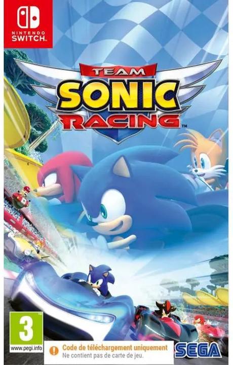 Actual product image Sega Team Sonic Racing (Code in a Box) (Switch) (Switch)