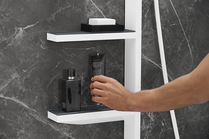 Actual product image hansgrohe Rainfinity Showerpipe 360 1jet concealed : Colour - Matt White