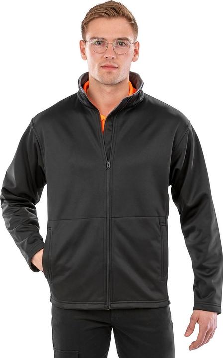 Actual product image Result Clothing Mens Plain Soft Shell Jacket (XS)