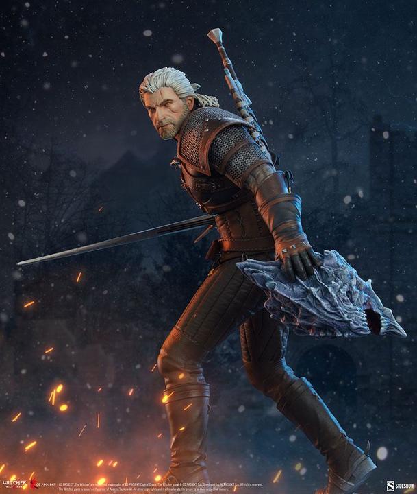 Actual product image Sideshow The Witcher 3: Wild Hunt statuette Geralt 42 cm