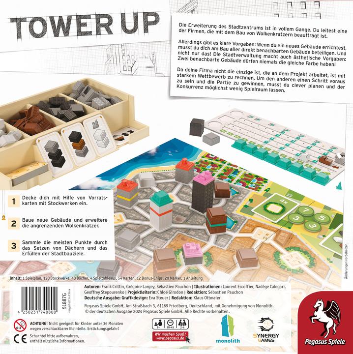 Actual product image Pegasus Tower Up (German)