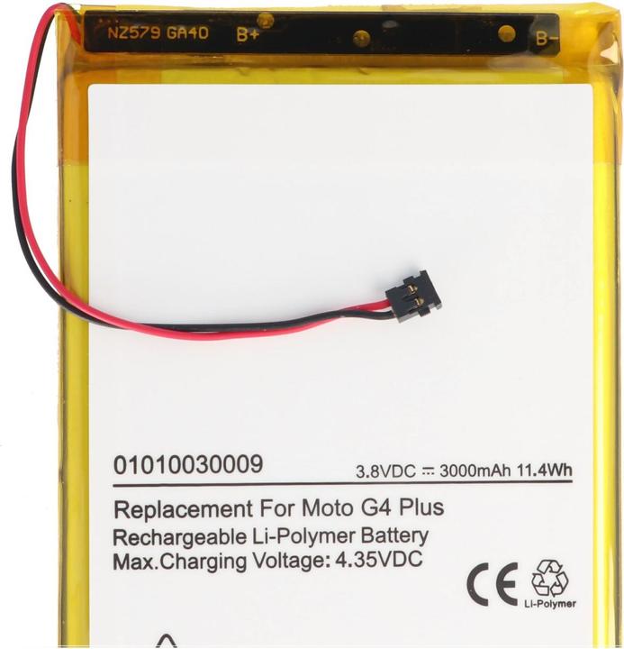 Actual product image XCell Battery Lenovo Moto G4 Plus, XT1642, GV40, SNN5966A, GA40