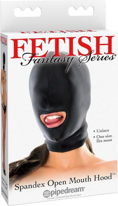 Actual product image Fetish Collection open-mouth hood