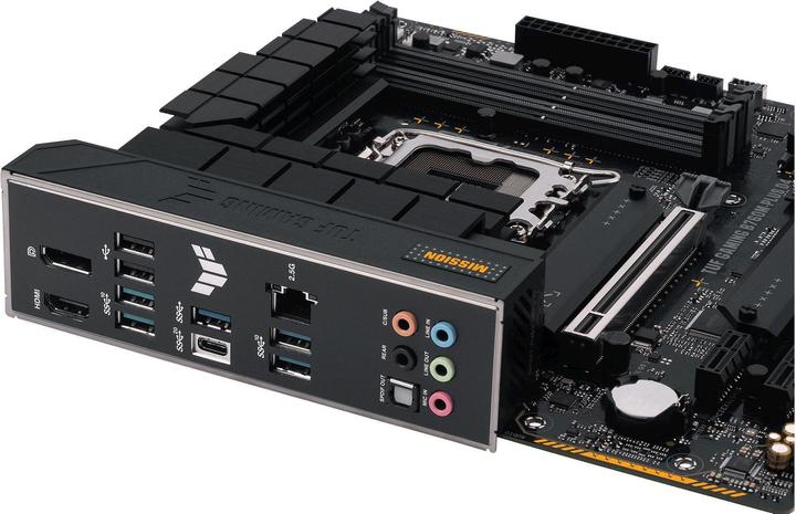Actual product image ASUS TUF GAMING B760M-PLUS D4 (LGA 1700, Intel B760, mATX)