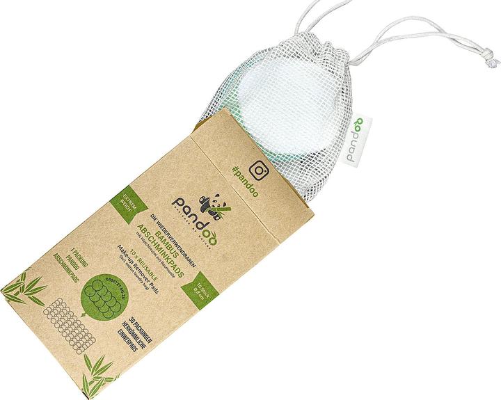 Actual product image Pandoo Make-up remover pads