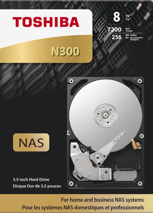 Actual product image Toshiba N300 Retail (8 TB, 3.5")