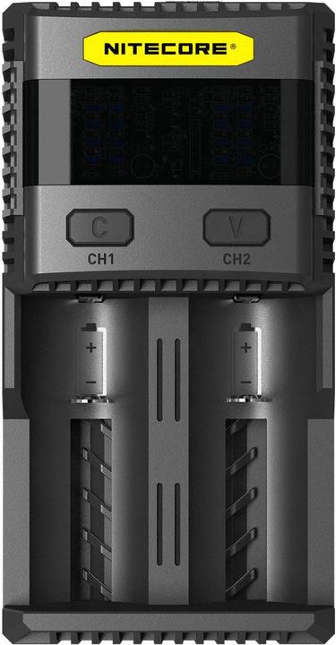 Immagine prodotto Nitecore SC2 Caricatore rapido 3A (1 pz., 14500, 16340, 18650, AA, AAA, AAAA, Batteria + Caricabatterie)