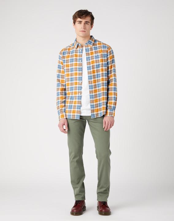 Actual product image Wrangler Greensboro (New Arizona) Straight Fit Dusty Olive (W31/L32)