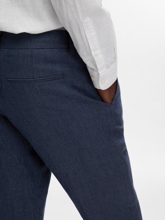 Immagine prodotto Selected Homme Pantaloni da abito in lino dalla vestibilità regolare (54)
