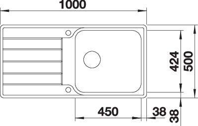 Produktbild Blanco Classimo XL 6 S-IF (48 cm, 50 cm)
