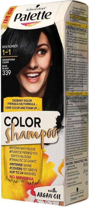 Immagine prodotto Schwarzkopf Palette Colour Shampoo No. 1-1 (339) Pomegranate Black 1op.