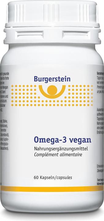 Burgerstein Omega-3 vegan (60 Stück, Kapseln, 90 g)