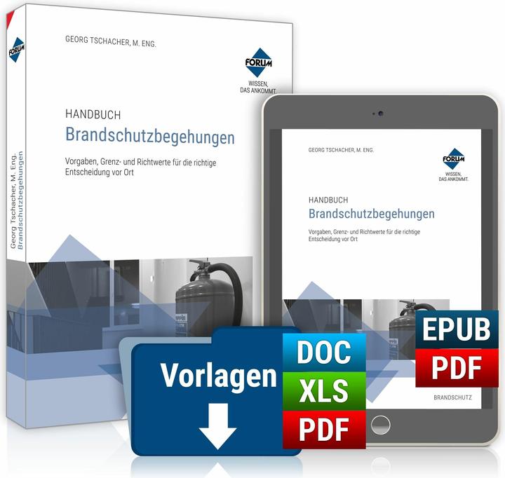 Actual product image Handbuch Brandschutzbegehungen (German, Georg Tschacher, 2024)