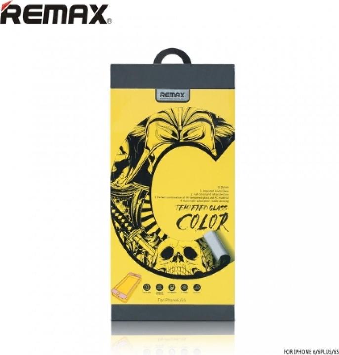 Immagine prodotto Remax iVisor Vetro protettivo temperato per iPhone 6/6S con cornice in alluminio (1 Pezzo/i, Apple iPhone 6)