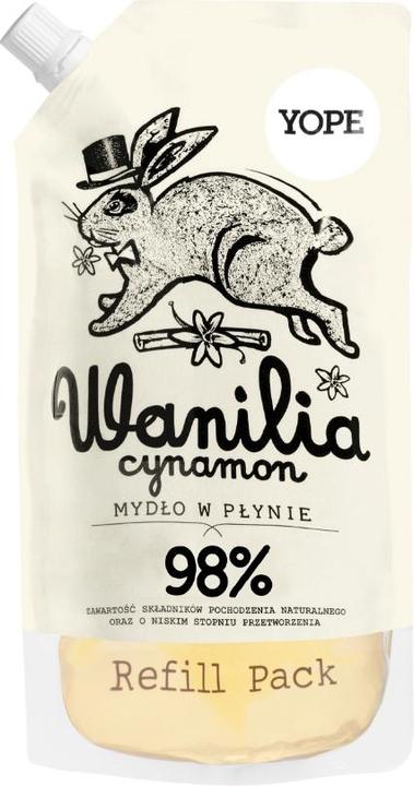 Produktbild Yope Moisturising Liquid Soap Refill Pack nawilżające mydło w płynie wkład Vanilla & Cinnamon 500ml (500 ml)