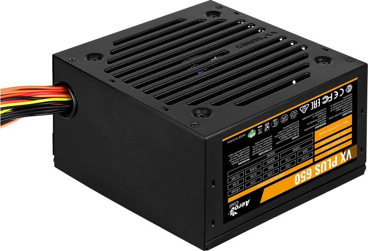 AeroCool PGS VX-650Plus AEROVX-650PLUS (650 W, 120 mm) power supply unit (650 W)