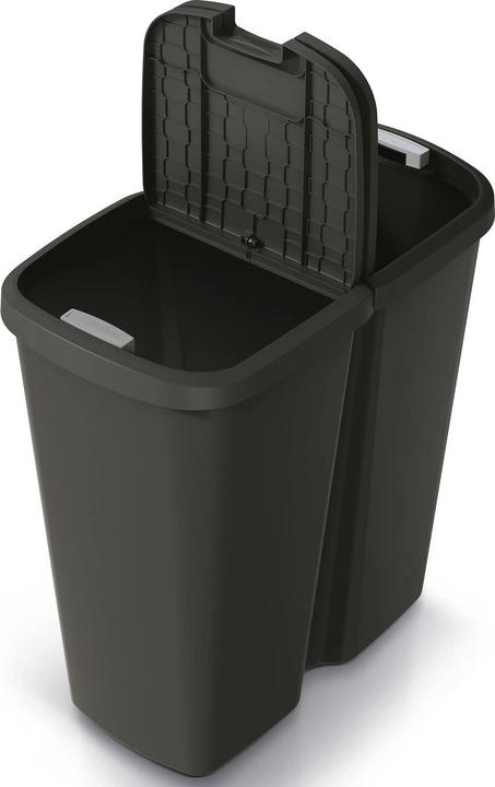 Produktbild Hrb Mülleimer mit 2 Fächern (2x 25L) für Mülltrennung (50 l)