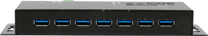 Produktbild Exsys USB 3.2 HUB 7-Port extern inkl.Netz. inkl.Netzteil 12V/3A und USB Kabel (USB-B, 7 Ports)
