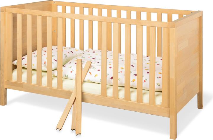Actual product image Pinolino Enno" children's room set extra-wide large, 3-pcs. (Baby cot, Changing unit, Children's wardrobes)
