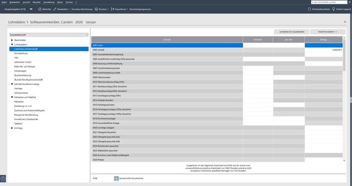 Produktbild Lexware Lohn+gehalt premium 2020 (1 User, 12 Monate)