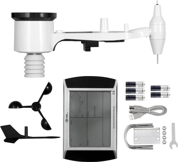 Produktbild PCE Instruments Wetterstation mit Aussensensor für den Heimbereich