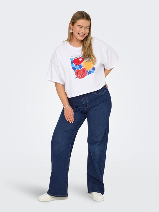 Produktbild Only CARSALLY Mittlere Taille Weiter Beinschnitt Jeans Jeans mit weitem Bein (54)