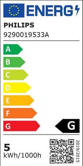Etichetta energetica Philips Hue Tinta Colonna Base BT (350 lm, GU10)