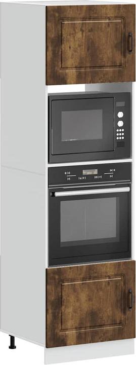 Immagine prodotto VidaXL Pensili per cucina 2 pezzi. Rovere affumicato Lucca (60 x 57 x 207 cm)