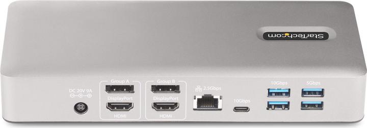 Actual product image StarTech com Thunderbolt 4 Multi-Display Docking Station, Quad/Triple/Dual Monitor Dock - 2x HDMI/2x (Thunderbolt, 7 Ports)