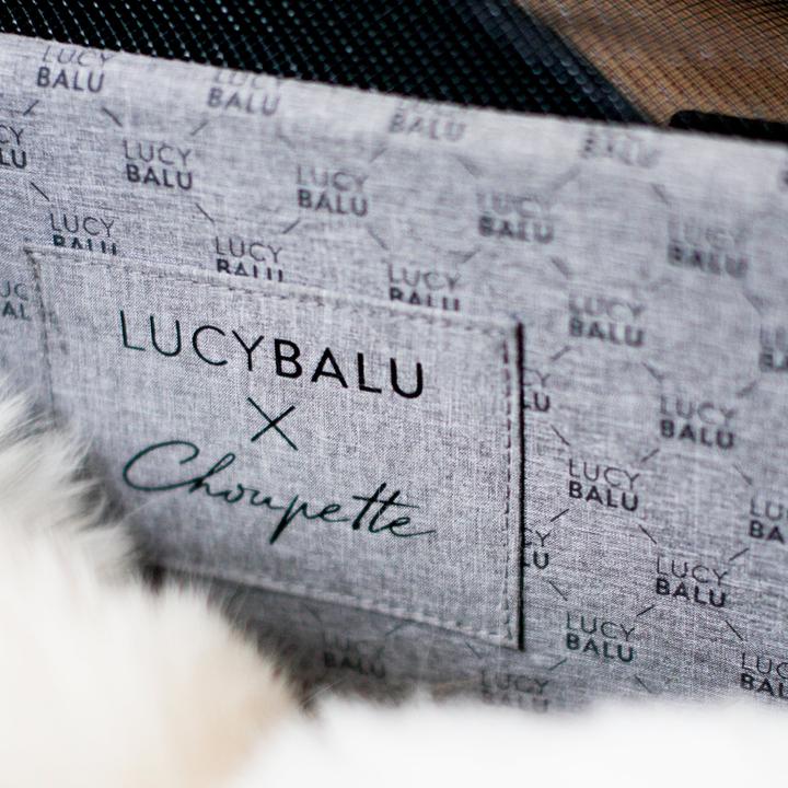 Actual product image LucyBalu CHECK-IN Katzentransporttasche | Choupette Edition (Cat, Washable)