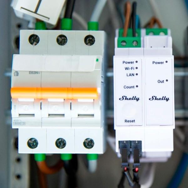 Actual product image Shelly Pro 3EM 400A