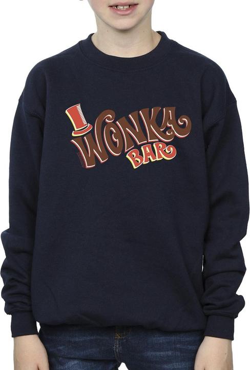 Actual product image Willy Wonka & the Chocolate Factory Boys Bar Logo Sweatshirt (152, 158)