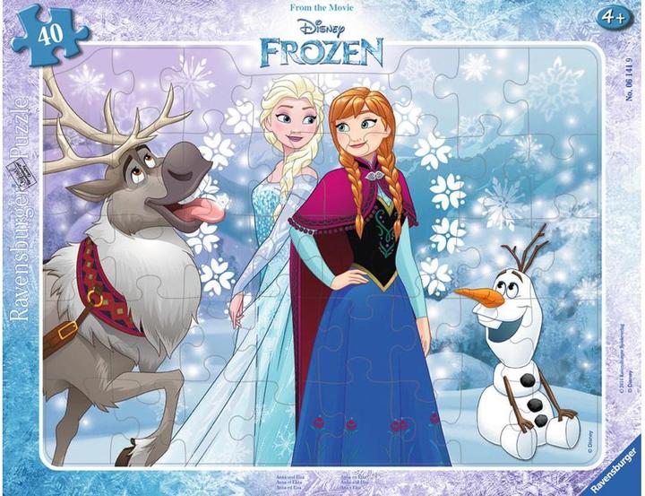 Actual product image Ravensburger Disney The Ice Queen: Anna and Elsa (40 pieces)