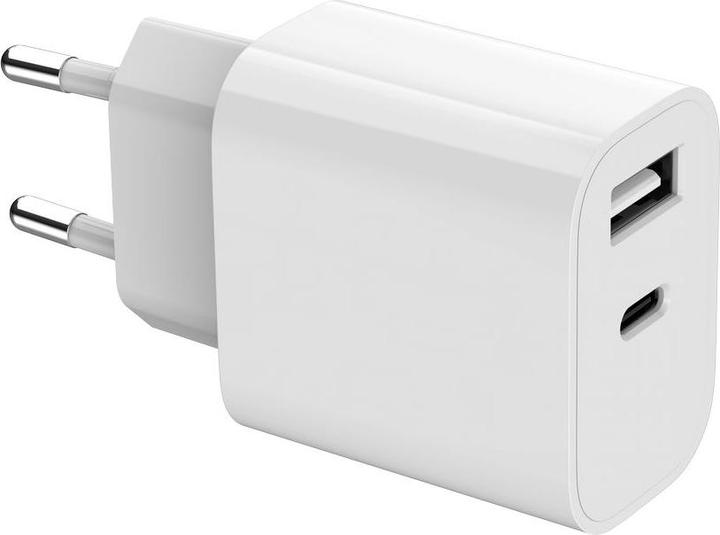 Produktbild Gembird CHARGER USB UNIVERSAL WHITE/2P TA-UC-2AC12-01 (12 W)