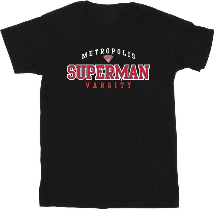 Superman Metropolis Varsity TShirt (S)