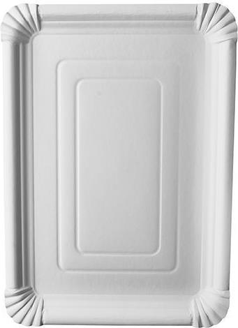 Image du produit Papstar Assiette en carton "pure", carrée, 240 x 330 mm, blancá, 125pcs (125 x)