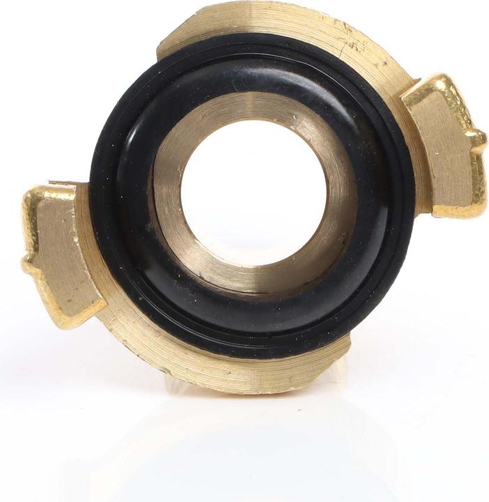 Actual product image Wiltec Brass Quick Coupling / Connector for water hose DN20 – ¾ (Hose clip, 20 mm)