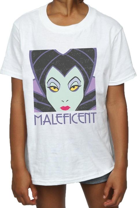 Immagine prodotto Disney Maleficent Cropped Head Maglietta Ragazze (152, 158)