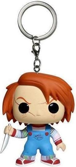 Actual product image Funko FK4868 - Chucky The Murder Doll Pocket POP! vinyl keyring Chucky 4 cm Display (