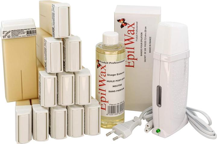 Actual product image EpilWax Epilation Kit mit Wachswärmer & Zubehör (250 ml, 115 x)