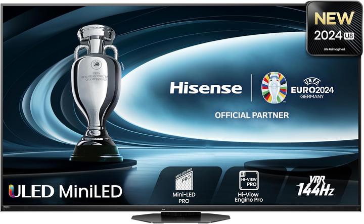 Immagine prodotto Hisense TV 65U8NQ (65", U8NQ, Mini-LED, 4K)