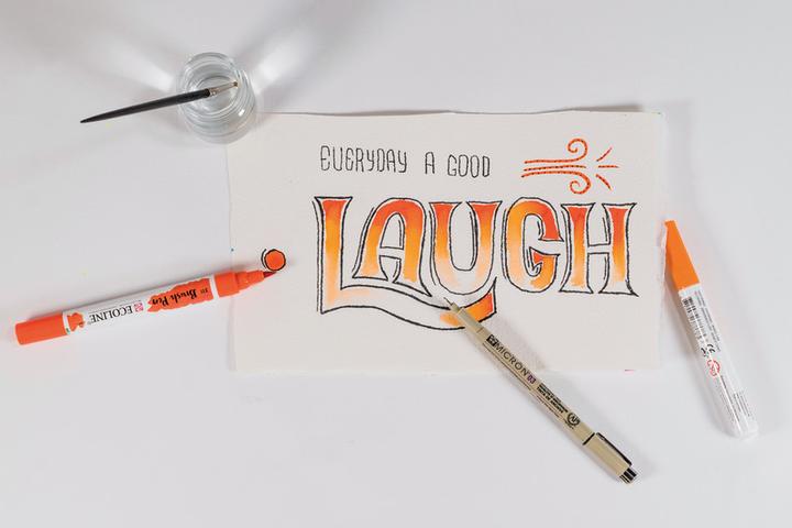 Produktbild Talens Ecoline Brush Pen (Mehrfarbig, Weiss, 1 x)