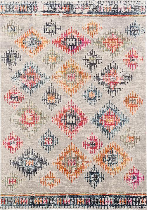 Produktbild Pergamon Kurzflor Designer Teppich Modern Vintage Orient Muster (160 x 230 cm)