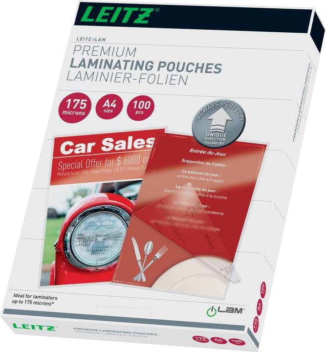 Produktbild Leitz Laminierfolie (A4, 100 Stück, 175 µm)