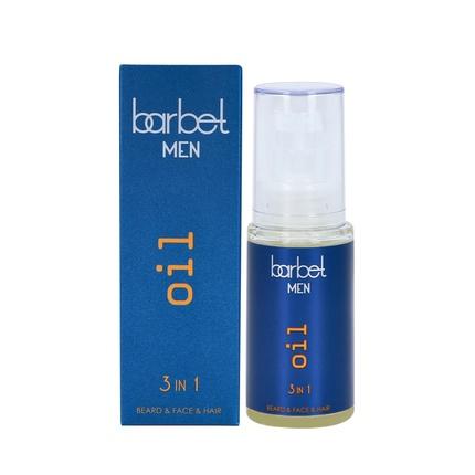 Immagine prodotto Stapiz Barbet Men 3-In-1 Oil For Beard, Hair And Face - 30ml (30 ml)