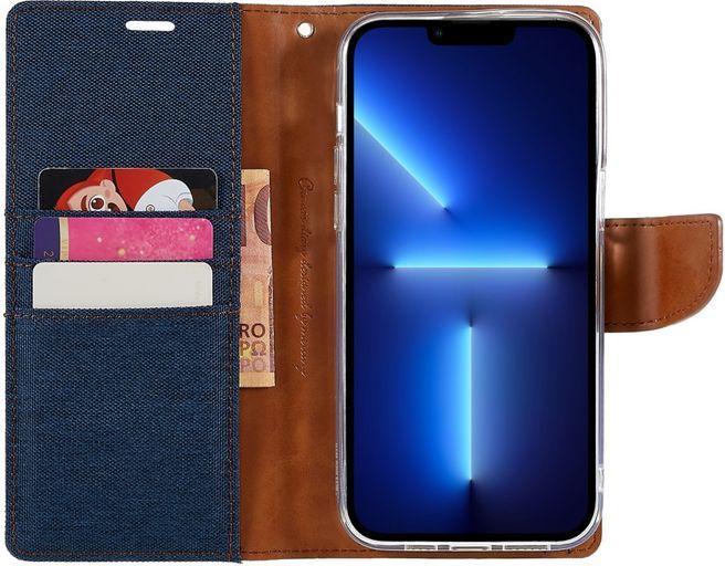 Actual product image Goospery Canvas Diary Series (Apple iPhone 14 Pro Max)