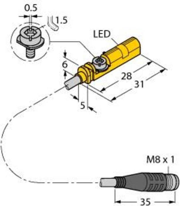 Produktbild Turck Magnetfeldsensor (Elektronikkit)