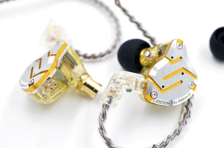 Produktbild KZ Akustik ZS10 Pro. Goldene 3 5-mm-Ohrhörer (Kabelgebunden)