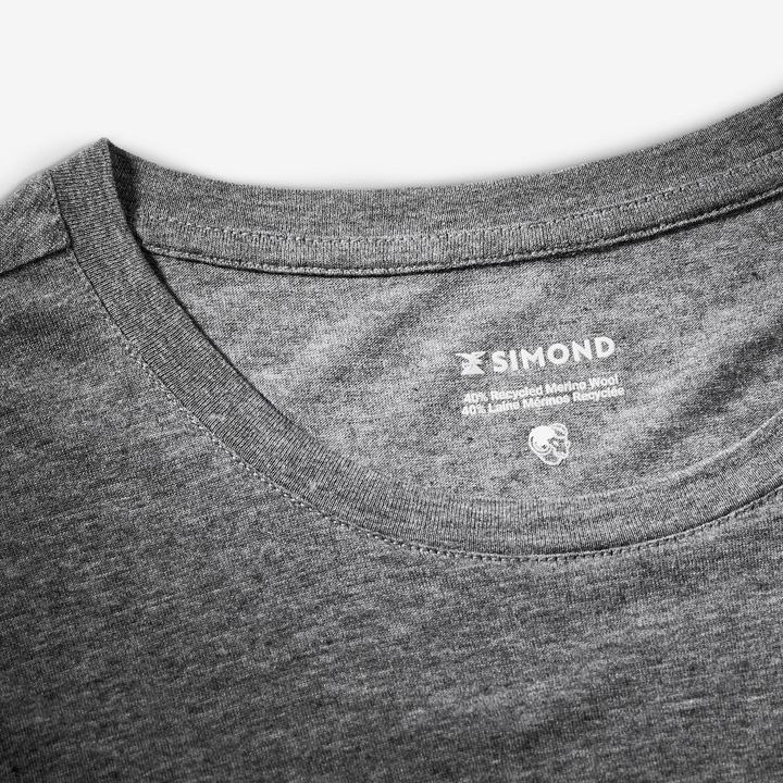 Produktbild Simond Merinoshirt Herren kurzarm Lyocell - Merino Fresh grau (XL)